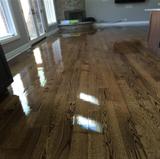 Varnishing hardwood floors